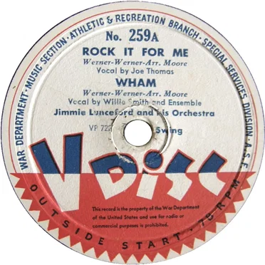 Rock It for Me / Wham / St. James Infirmary / Geechee Joe