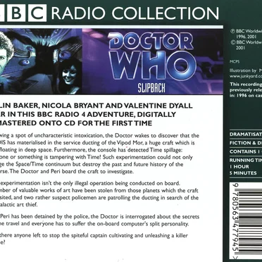 Doctor Who: Slipback by Eric Saward - album cover