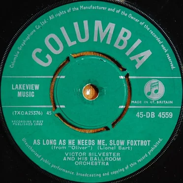 As Long as He Needs Me / Strangers When We Meet