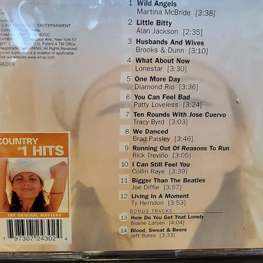 County #1 Hits by Various Artists - album cover
