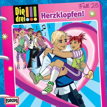 Die drei !!! Fall 25: Herzklopfen! by Die drei !!! - album cover