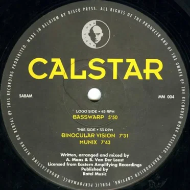 Basswarp by Calstar - album cover