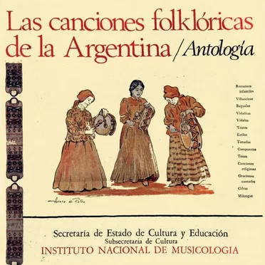 Las canciones folklóricas de la Argentina by Various Artists - album cover