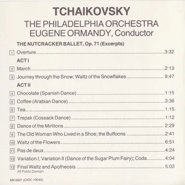 The Nutcracker, op. 71 (excerpts)