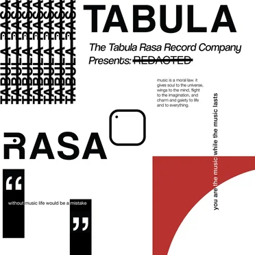 Tabula Rasa Records: [REDACTED] by Various Artists - album cover