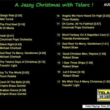 A Jazzy Christmas With Telarc by Various Artists - album cover