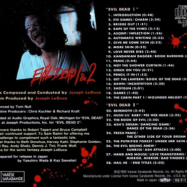 Evil Dead 1 & 2 (Original Motion Picture Soundtracks)