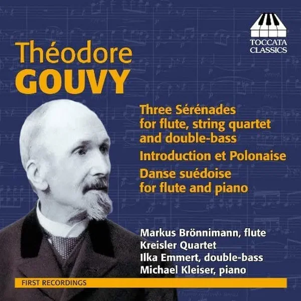 Three Sérénades for flute, string quartet and double-bass / Introduction et Polonaise / Danse suédoise for flute and piano