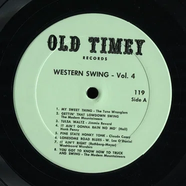 Western Swing Vol. 4 (The 1930s) by Various Artists - album cover