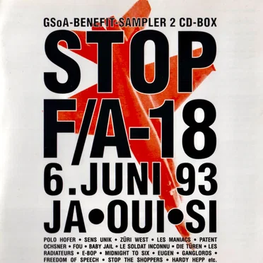 STOP F/A-18: GSoA-Benefit-Sampler by Various Artists - album cover
