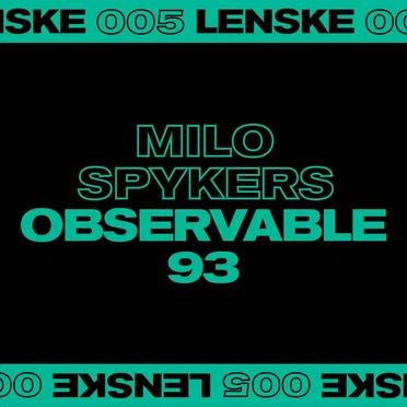 Observable 93 EP by Milo Spykers - album cover
