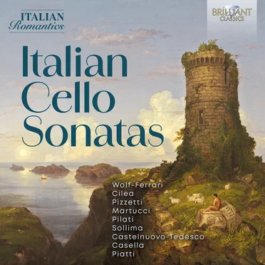 Italian Cello Sonatas by Various Artists - album cover