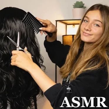 Relaxing HAIRCUT and HAIR BRUSHING Role Play to Help You SLEEP by Nanou ASMR - album cover