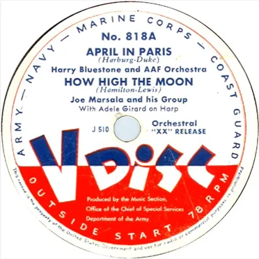 April in Paris / How High the Moon / La paloma by Various Artists - album cover