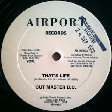 That's Life by Cut Master D.C. - album cover