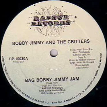 Bag Bobby Jimmy Jam by Bobby Jimmy and the Critters - album cover