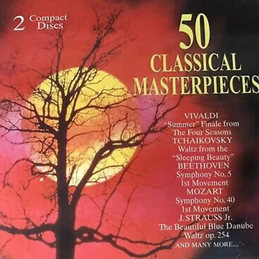 50 Classical Masterpieces by Various Artists - album cover