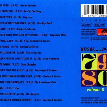 Hits of... 79+80, Volume 8 by Various Artists - album cover
