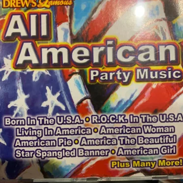 All American Party Music by Various Artists - album cover