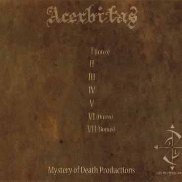 Urkaosets svarta vredesdom by Acerbitas - album cover