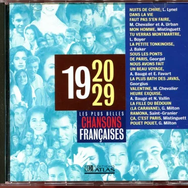 Les Plus Belles Chansons françaises : 1920-29 by Various Artists - album cover