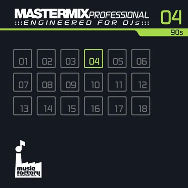 Mastermix Professional Engineered for DJs 04: 90s by Various Artists - album cover