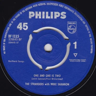 One And One Is Two by The Strangers With Mike Shannon - album cover