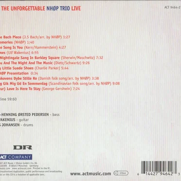 The Unforgettable NHØP Trio Live
