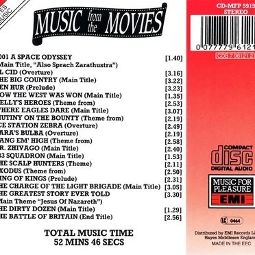 Music From The Movies by Various Artists - album cover