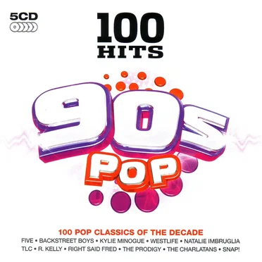 100 Hits: 90s Pop by Various Artists - album cover