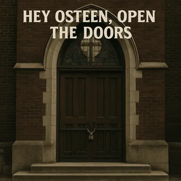 Hey Osteen, Open the Doors