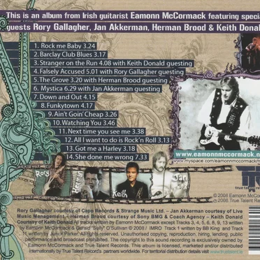Kindred Spirits by Eamonn McCormack - album cover