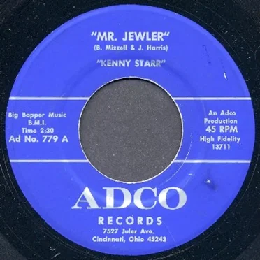 Mr. Jewler / Pain in My Heart by Kenny Starr - album cover
