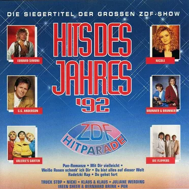 ZDF Hitparade - Hits des Jahres '92 - Die Siegertitel der grossen ZDF-Show by Various Artists - album cover