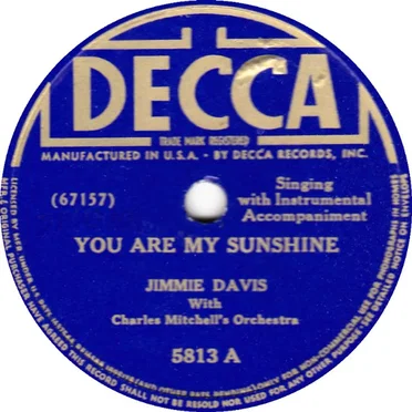 You Are My Sunshine / Old Timer