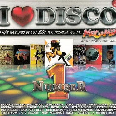 I Love Disco 80s Number 1 by Various Artists - album cover