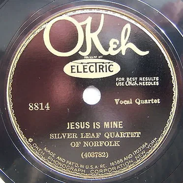 Jesus Is Mine / Lord I'm Troubled by Silver Leaf Quartette of Norfolk - album cover