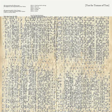 Test for Texture of Text