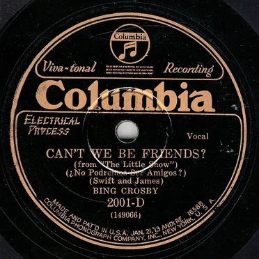 Can't We Be Friends / Gay Love