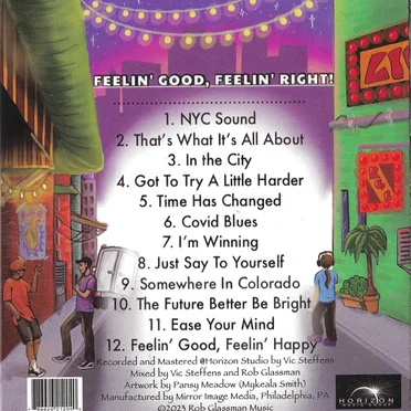 Feelin' Good Feelin' Right by Rob Glassman Band - album cover