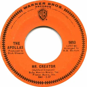 Mr. Creator / All Sold Out by The Apollas - album cover