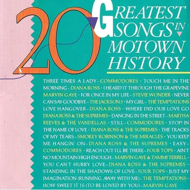 20 Greatest Songs in Motown History by Various Artists - album cover