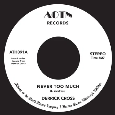 Never Too Much by Derrick Cross - album cover