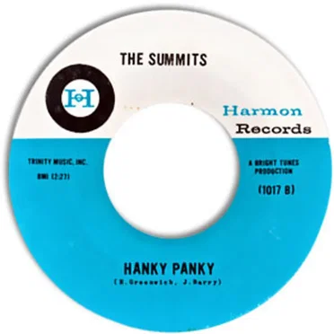 Hanky Panky / He's An Angel by The Summits - album cover