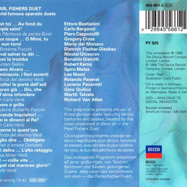 Pearl Fishers Duet: World-Famous Operatic Duets by Various Artists - album cover