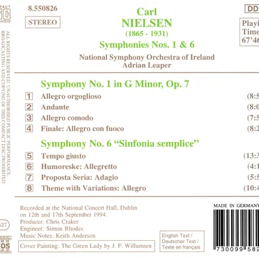 Symphonies nos. 1 & 6