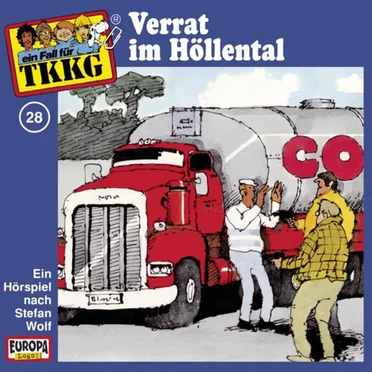 TKKG 28: Verrat im Höllental by Stefan Wolf - album cover
