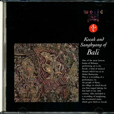 Bali: Kecak and Sanghyang of Bona by Ganda Sari - album cover