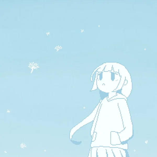 dandelion lands on your shoulder