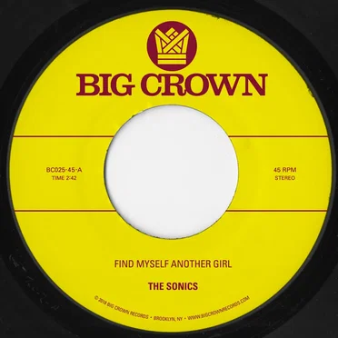 Find Myself Another Girl b/w Spooky by The Sonics - album cover